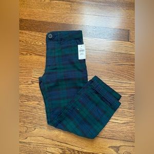 Baby Gap black watch plaid trousers - size 5